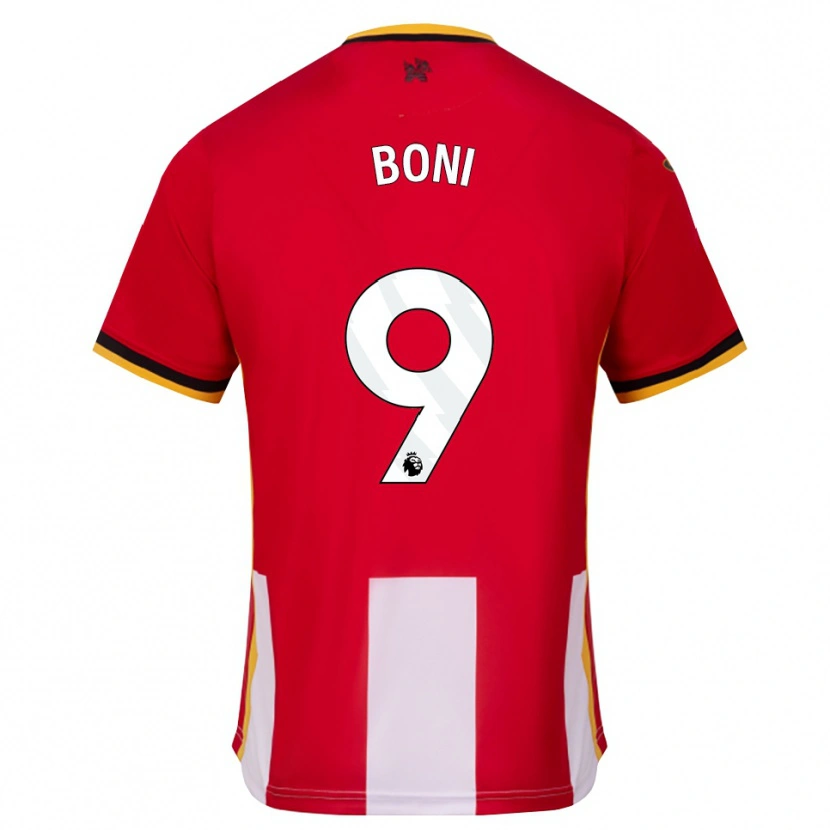 Danxen Criança Camisola Michel Boni #9 Amarelo Preto Vermelho Principal 2026/27 Camisa