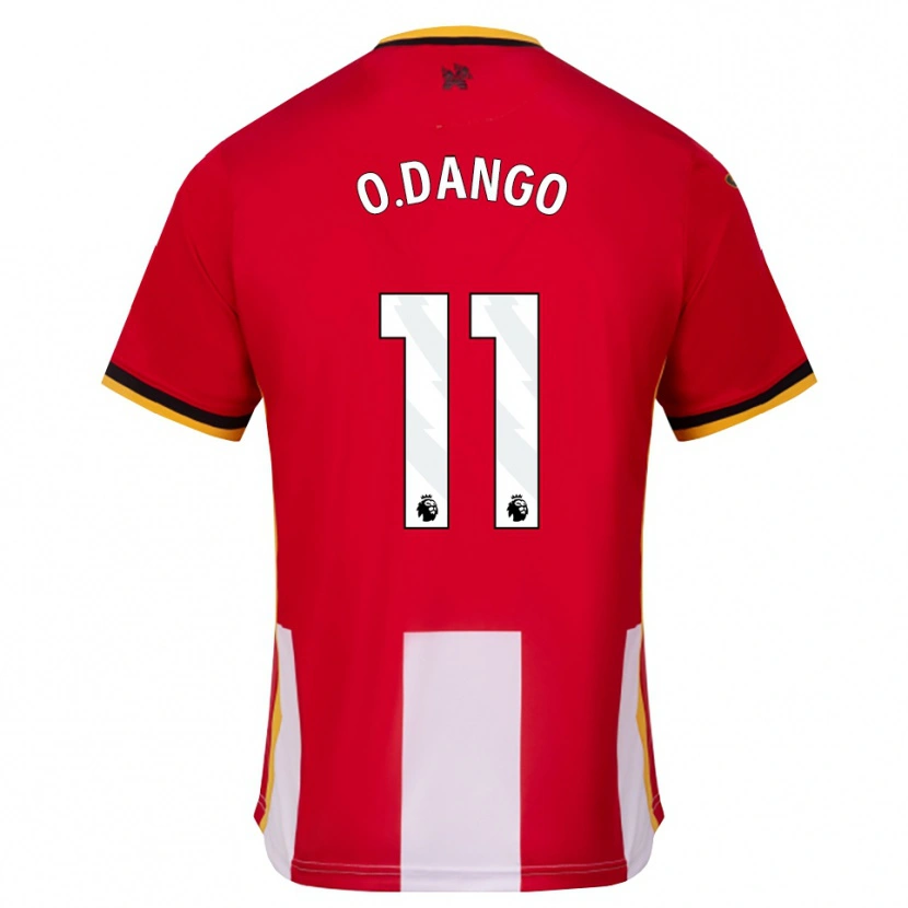 Danxen Criança Camisola Dango Ouattara #11 Amarelo Preto Vermelho Principal 2026/27 Camisa
