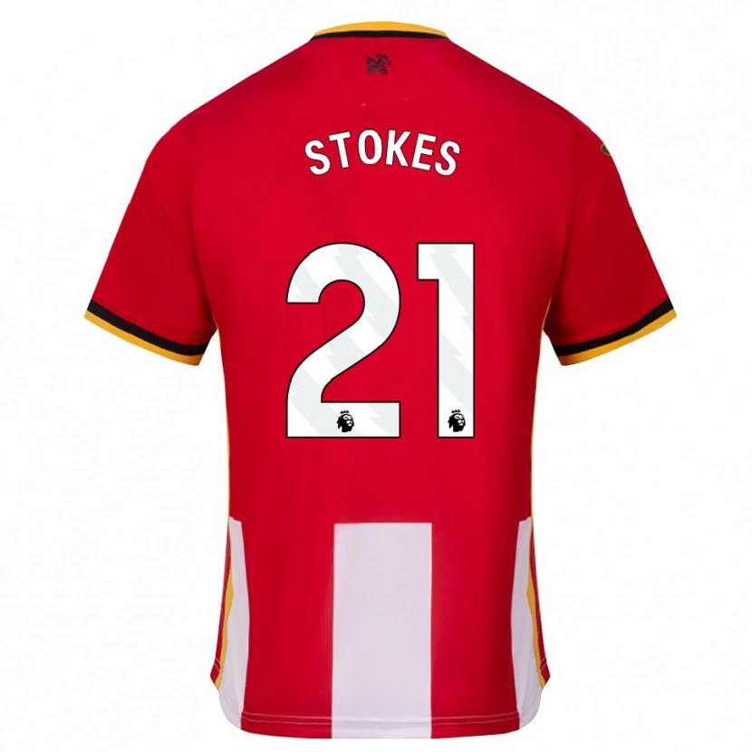 Danxen Criança Camisola Aidan Stokes #21 Amarelo Preto Vermelho Principal 2026/27 Camisa