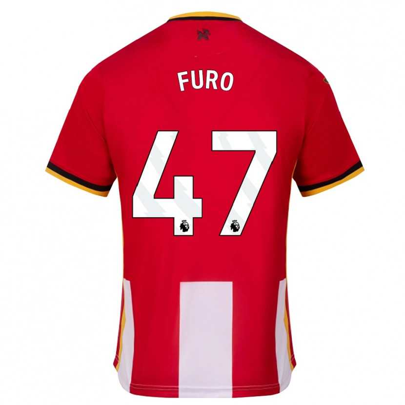 Danxen Criança Camisola Kaye Furo #47 Amarelo Preto Vermelho Principal 2026/27 Camisa