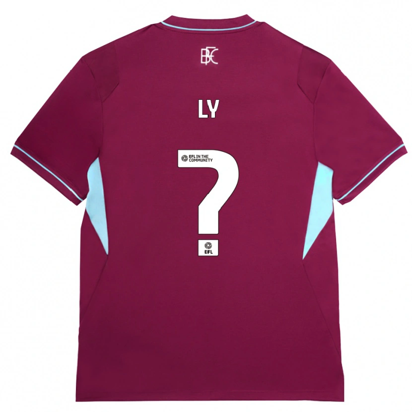 Danxen Criança Camisola Brandon Ly #0 Borgonha Verde Principal 2026/27 Camisa