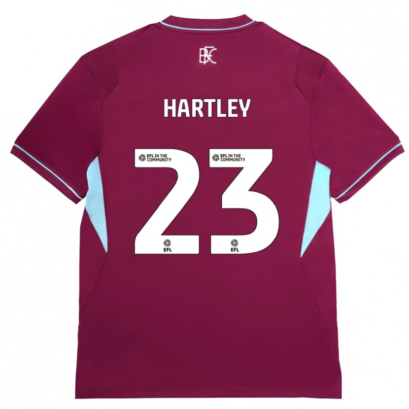 Danxen Criança Camisola Naomi Hartley #23 Borgonha Verde Principal 2026/27 Camisa