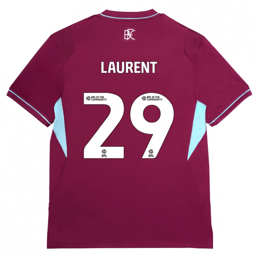 Danxen Criança Camisola Josh Laurent #29 Borgonha Verde Principal 2026/27 Camisa