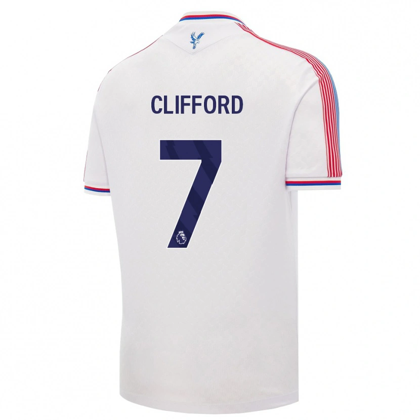 Danxen Criança Camisola Charley Clifford #7 Branco Vermelho Azul Principal 2026/27 Camisa
