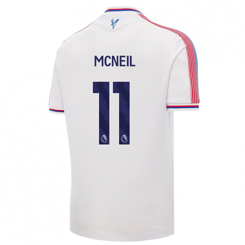 Danxen Criança Camisola Dwight Mcneil #11 Branco Vermelho Azul Principal 2026/27 Camisa