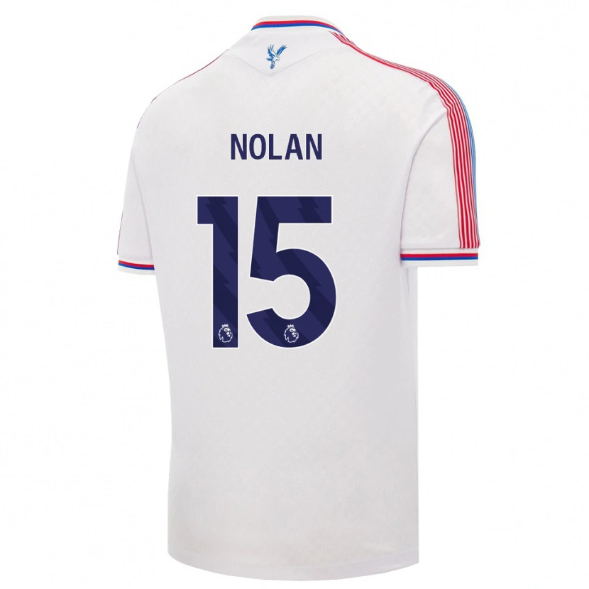 Danxen Criança Camisola Hayley Nolan #15 Branco Vermelho Azul Principal 2026/27 Camisa