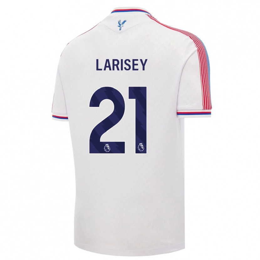 Danxen Criança Camisola Clarissa Larisey #21 Branco Vermelho Azul Principal 2026/27 Camisa