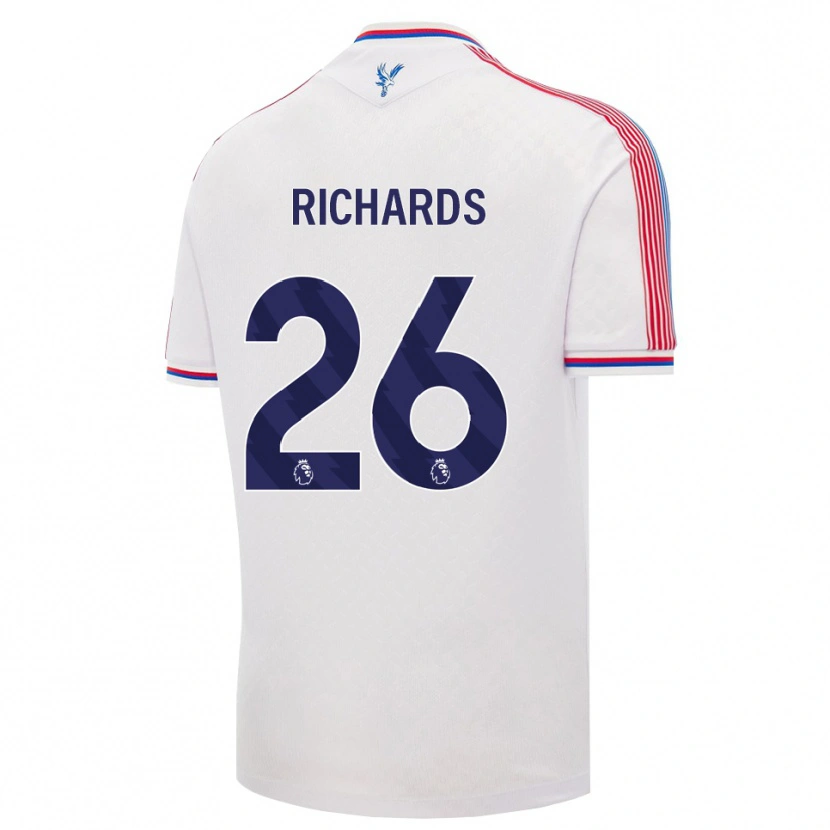Danxen Criança Camisola Chris Richards #26 Branco Vermelho Azul Principal 2026/27 Camisa