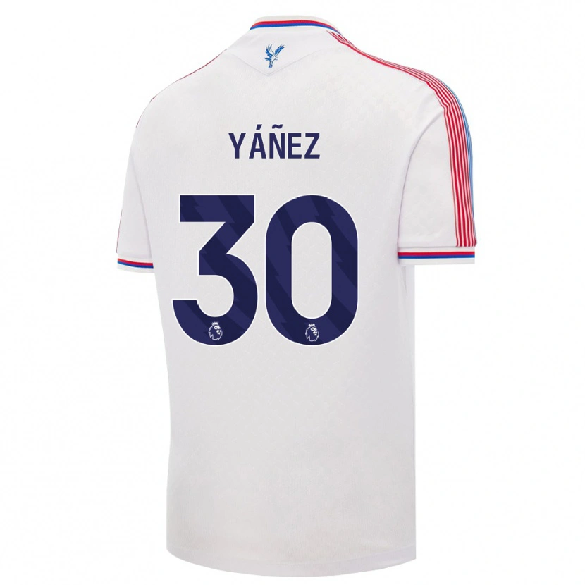 Danxen Criança Camisola Shae Yáñez #30 Branco Vermelho Azul Principal 2026/27 Camisa