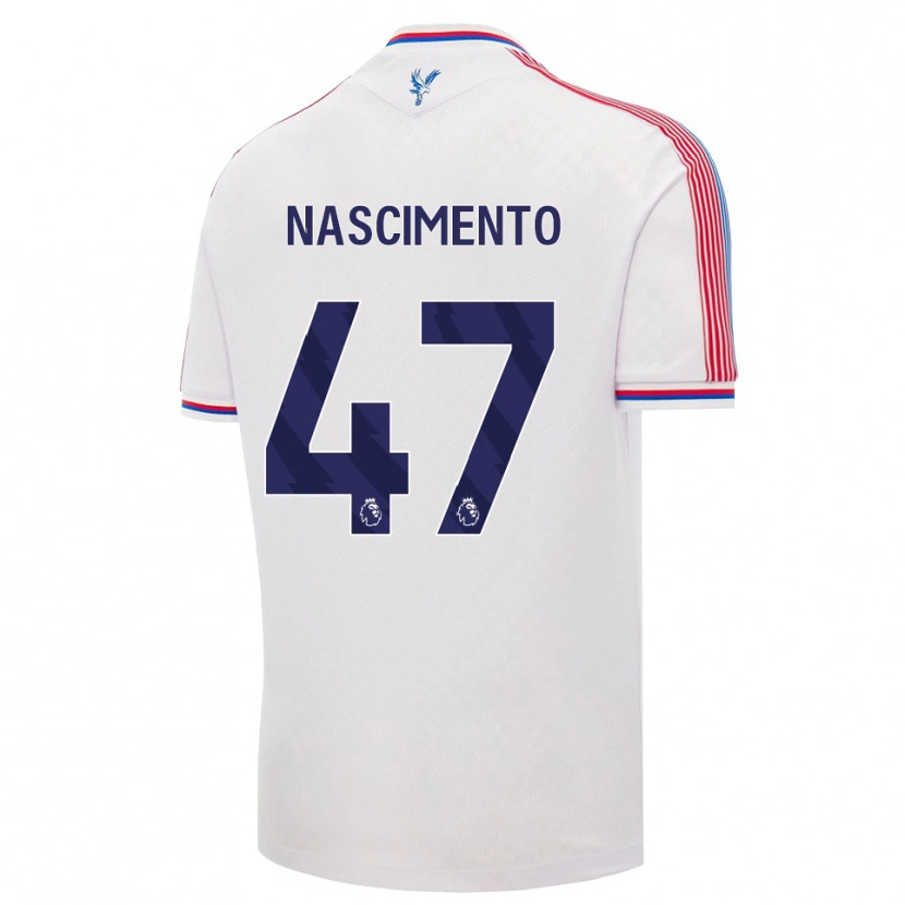 Danxen Criança Camisola Adler Nascimento #47 Branco Vermelho Azul Principal 2026/27 Camisa