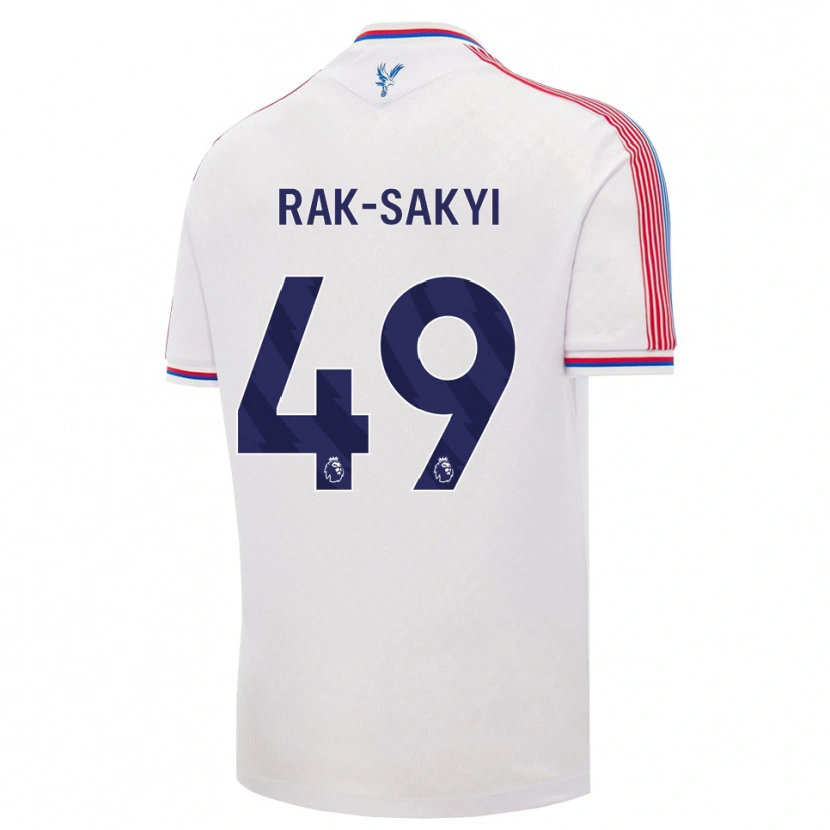 Danxen Criança Camisola Jesurun Rak-Sakyi #49 Branco Vermelho Azul Principal 2026/27 Camisa