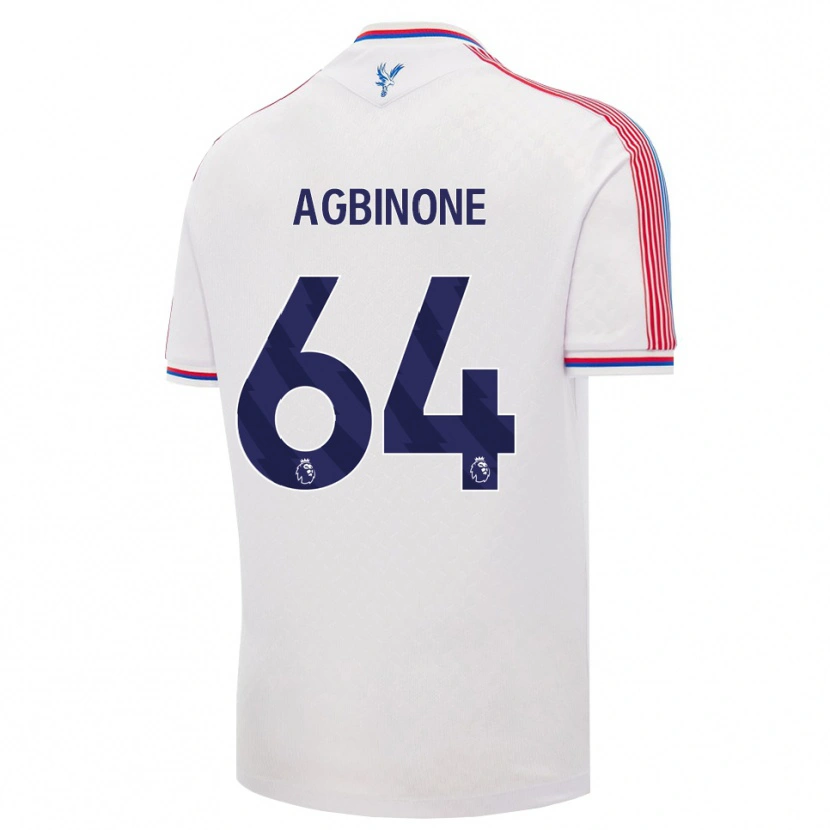 Danxen Criança Camisola Asher Agbinone #64 Branco Vermelho Azul Principal 2026/27 Camisa