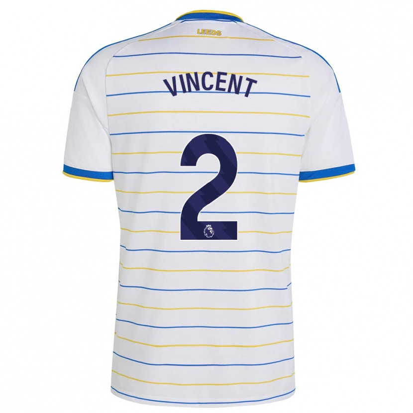 Danxen Criança Camisola Harvey Vincent #2 Vermelho Amarelo Azul Principal 2026/27 Camisa
