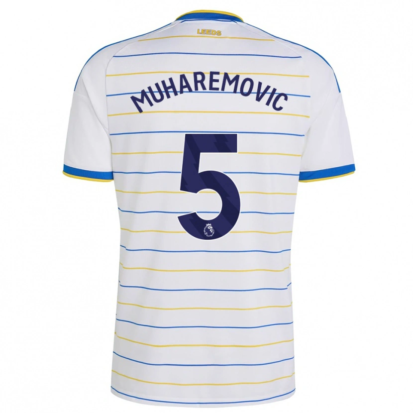 Danxen Criança Camisola Tarik Muharemović #5 Vermelho Amarelo Azul Principal 2026/27 Camisa