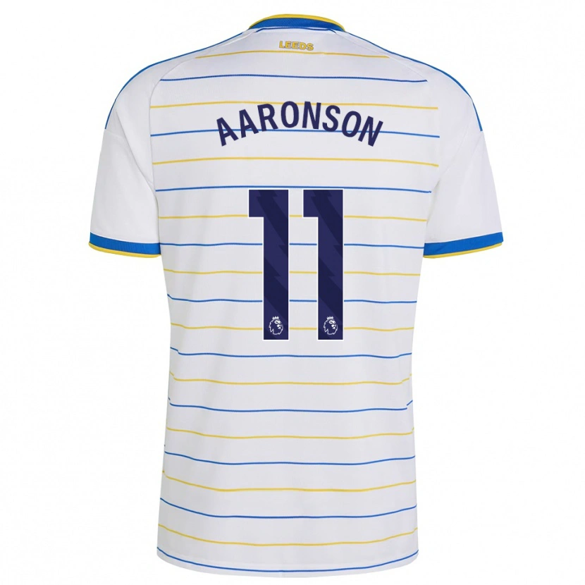 Danxen Criança Camisola Brenden Aaronson #11 Vermelho Amarelo Azul Principal 2026/27 Camisa