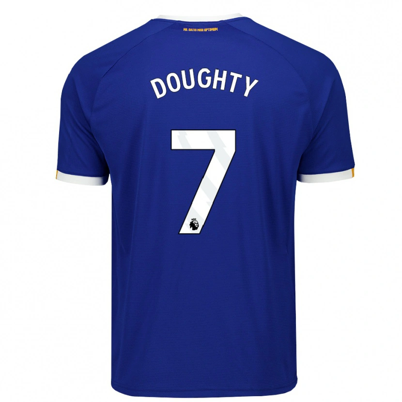 Danxen Criança Camisola Jake Doughty #7 Azul Branco Amarelo Principal 2026/27 Camisa