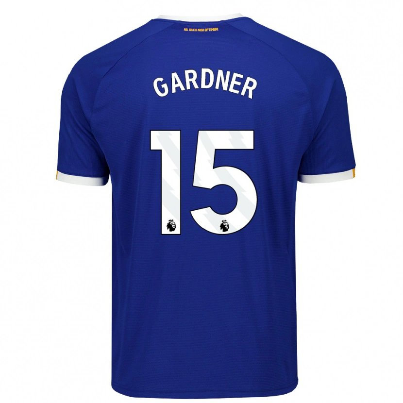 Danxen Criança Camisola Luis Gardner #15 Azul Branco Amarelo Principal 2026/27 Camisa
