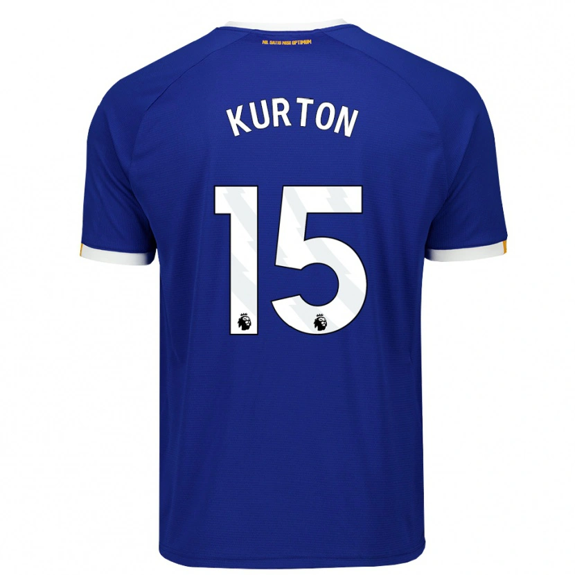 Danxen Criança Camisola Joe Kurton #15 Azul Branco Amarelo Principal 2026/27 Camisa