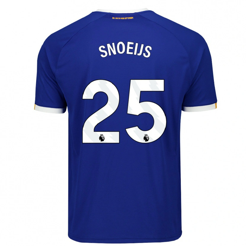 Danxen Criança Camisola Katja Snoeijs #25 Azul Branco Amarelo Principal 2026/27 Camisa