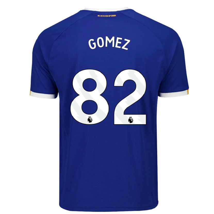 Danxen Criança Camisola Francis Gomez #82 Azul Branco Amarelo Principal 2026/27 Camisa