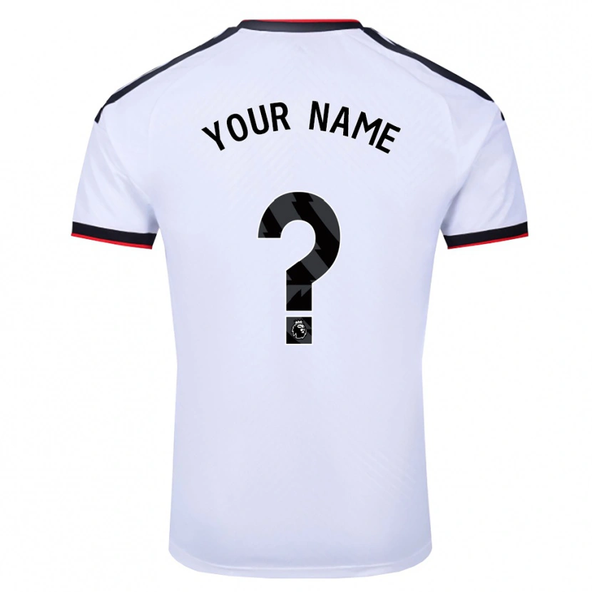 Danxen Criança Camisola Seu Nome #0 Branco Preto Vermelho Principal 2026/27 Camisa