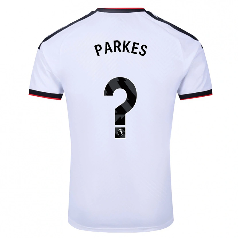 Danxen Criança Camisola Stefan Parkes #0 Branco Preto Vermelho Principal 2026/27 Camisa