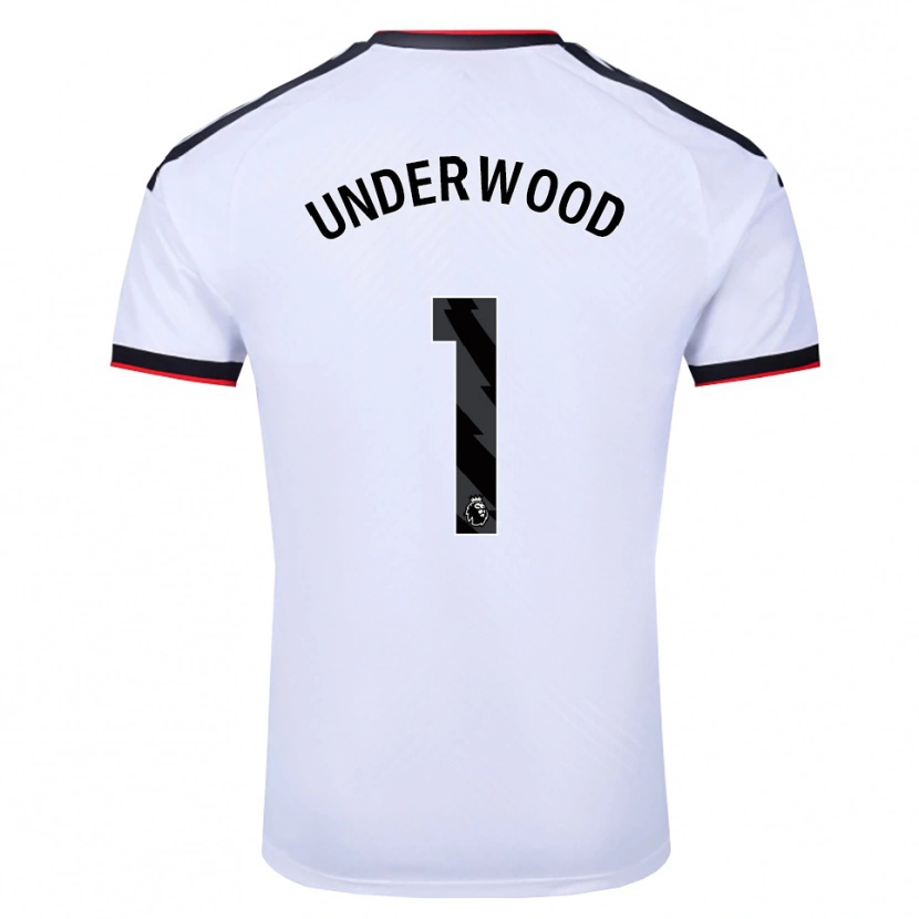 Danxen Criança Camisola Marco Underwood #1 Branco Preto Vermelho Principal 2026/27 Camisa