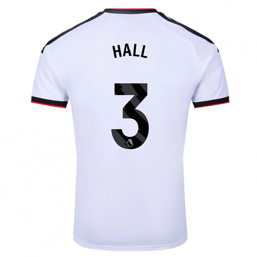 Danxen Criança Camisola Marcel Hall #3 Branco Preto Vermelho Principal 2026/27 Camisa