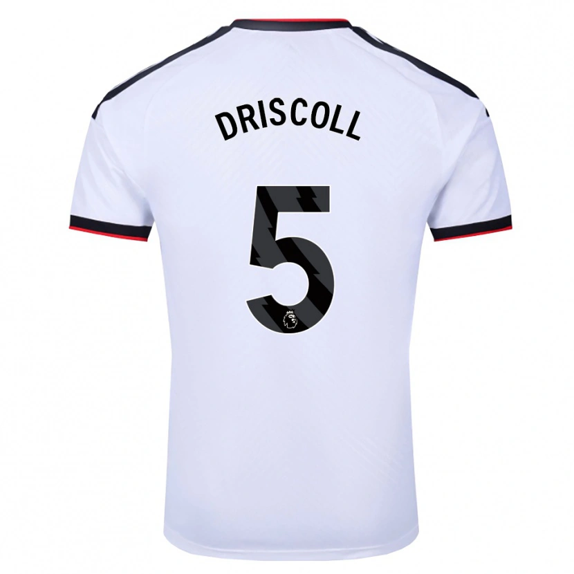 Danxen Criança Camisola Teddy Driscoll #5 Branco Preto Vermelho Principal 2026/27 Camisa