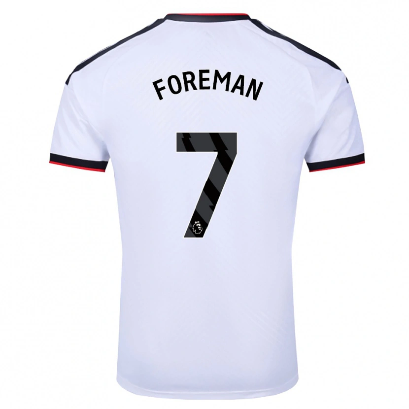 Danxen Criança Camisola Tia Foreman #7 Branco Preto Vermelho Principal 2026/27 Camisa