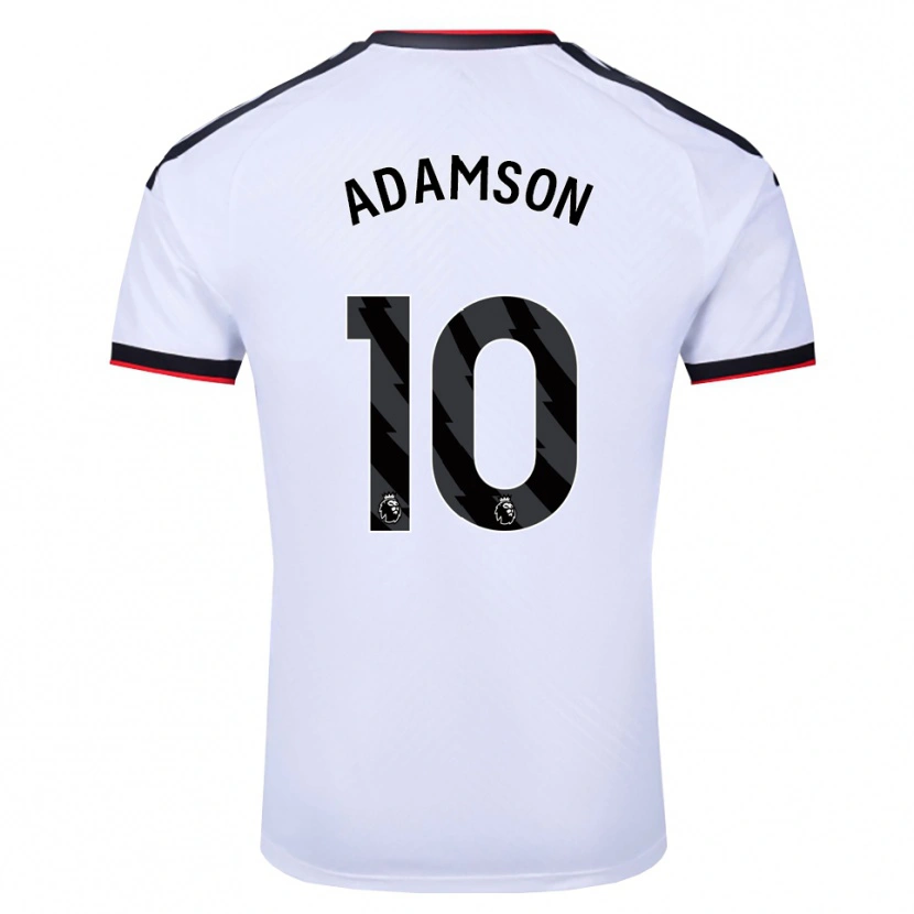 Danxen Criança Camisola Sasha Adamson #10 Branco Preto Vermelho Principal 2026/27 Camisa