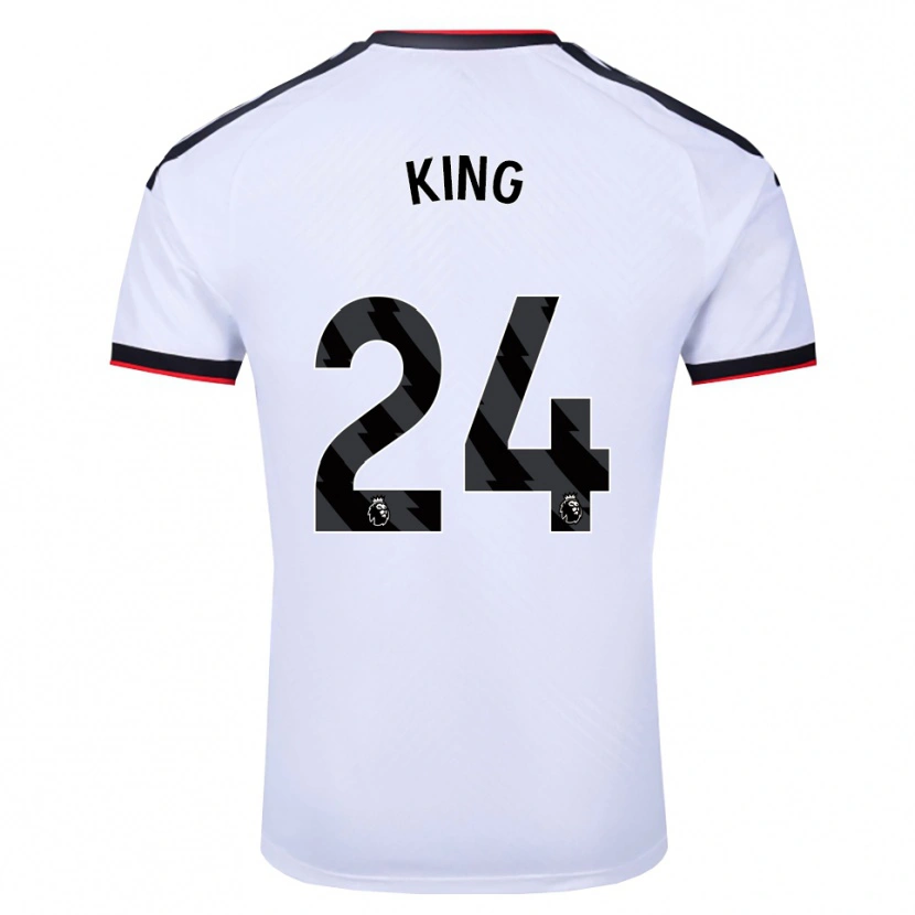 Danxen Criança Camisola Josh King #24 Branco Preto Vermelho Principal 2026/27 Camisa