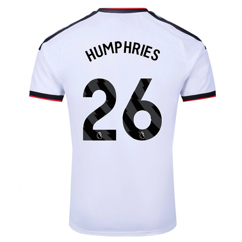Danxen Criança Camisola Marni Humphries #26 Branco Preto Vermelho Principal 2026/27 Camisa