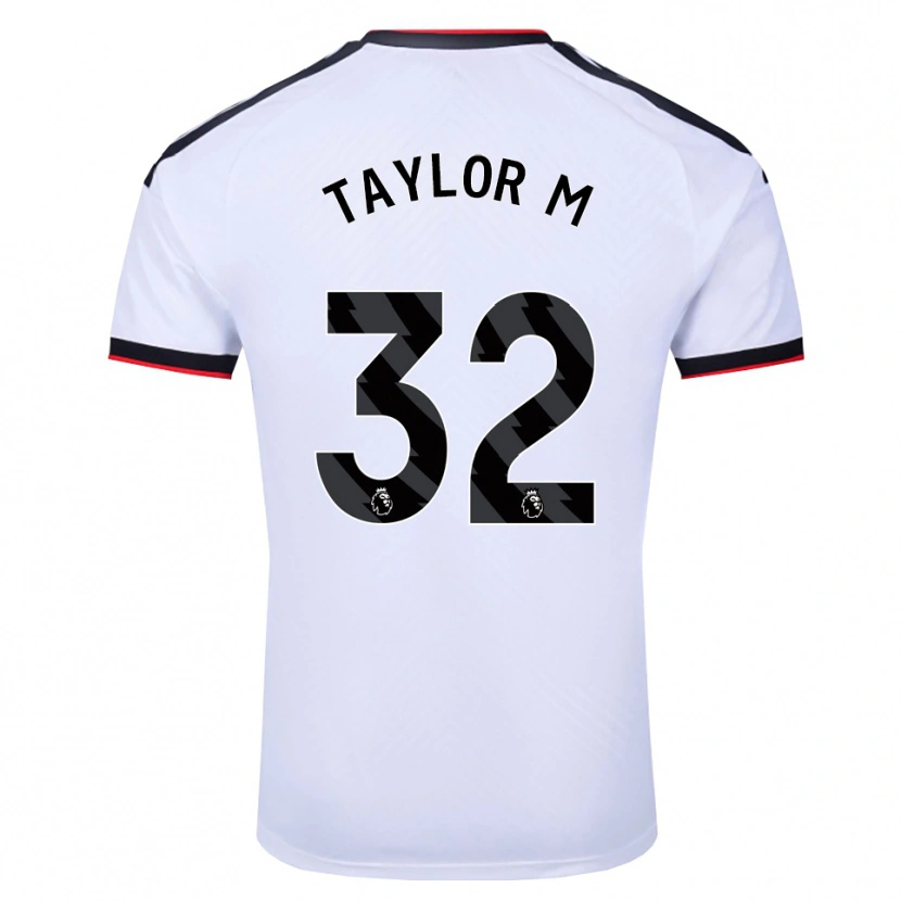 Danxen Criança Camisola Belle Taylor-M #32 Branco Preto Vermelho Principal 2026/27 Camisa