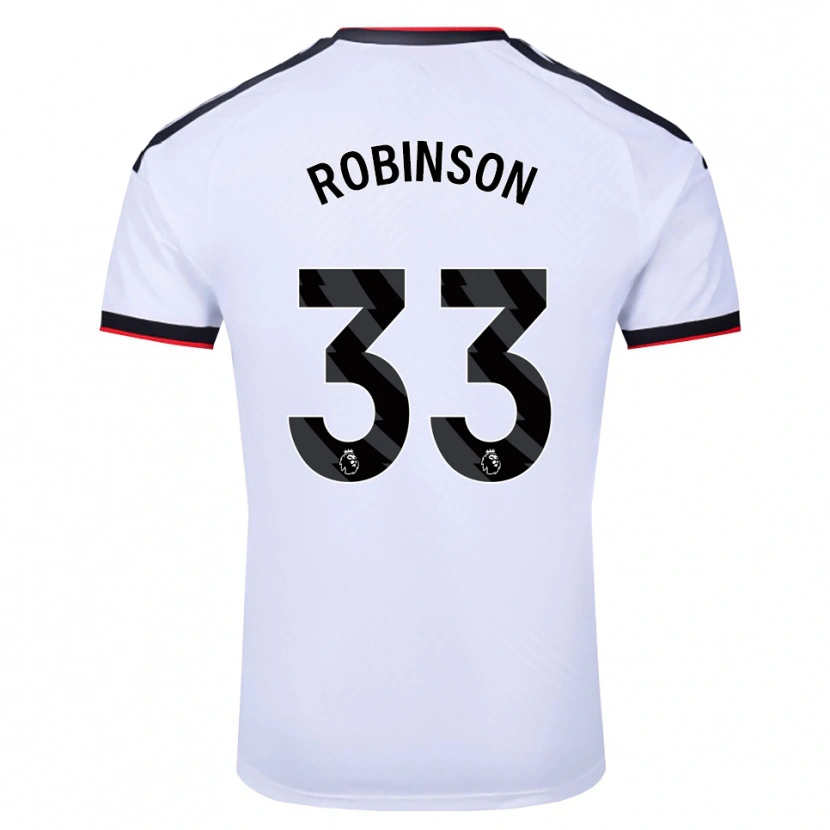 Danxen Criança Camisola Antonee Robinson #33 Branco Preto Vermelho Principal 2026/27 Camisa