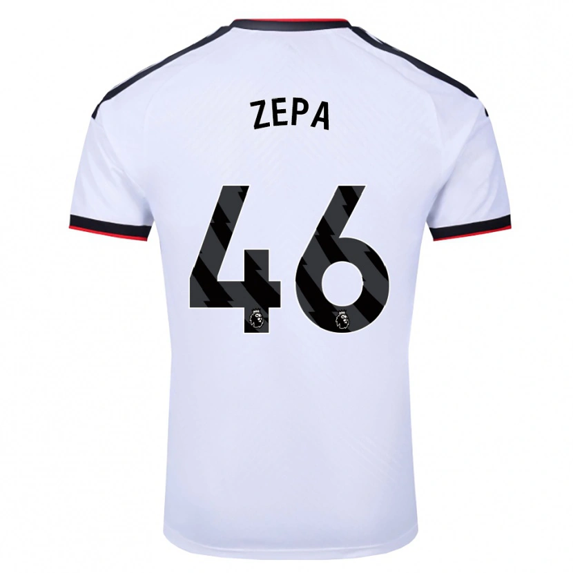 Danxen Criança Camisola Macauley Zepa #46 Branco Preto Vermelho Principal 2026/27 Camisa