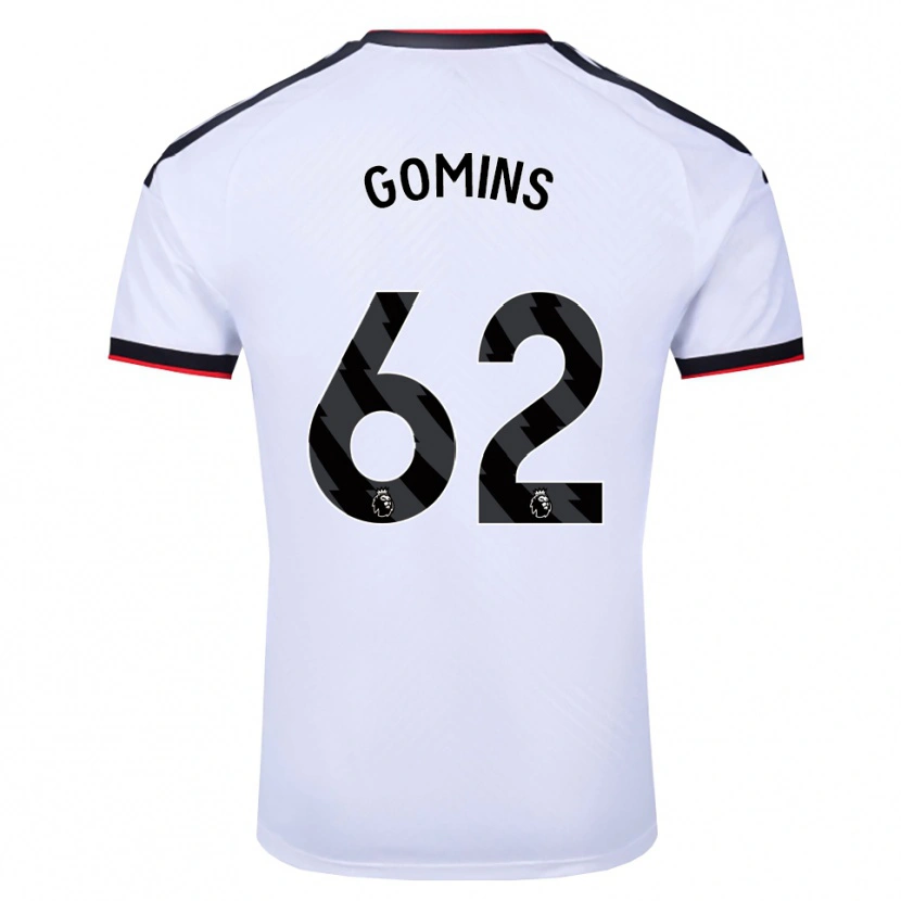 Danxen Criança Camisola Markuss Gomins #62 Branco Preto Vermelho Principal 2026/27 Camisa