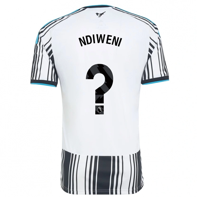 Danxen Criança Camisola Ryan Ndiweni #0 Skyblue Preto Branco Principal 2026/27 Camisa