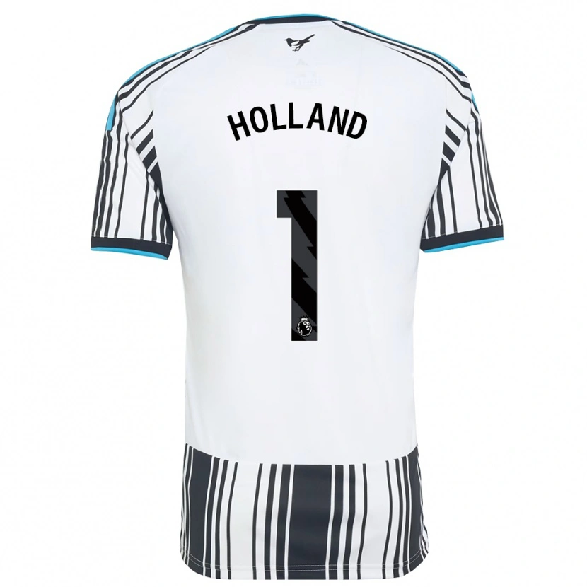 Danxen Criança Camisola Oliver Holland #1 Skyblue Preto Branco Principal 2026/27 Camisa