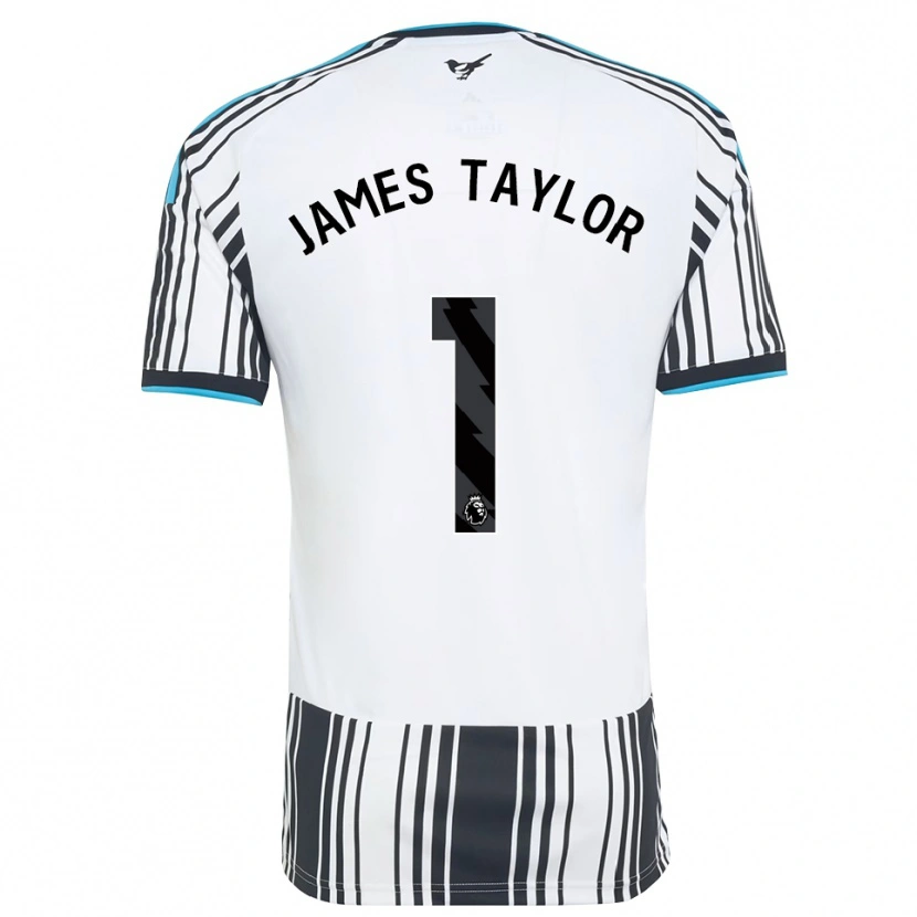 Danxen Criança Camisola James Taylor #1 Skyblue Preto Branco Principal 2026/27 Camisa