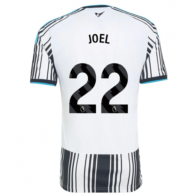 Danxen Criança Camisola Lois Joel #22 Skyblue Preto Branco Principal 2026/27 Camisa