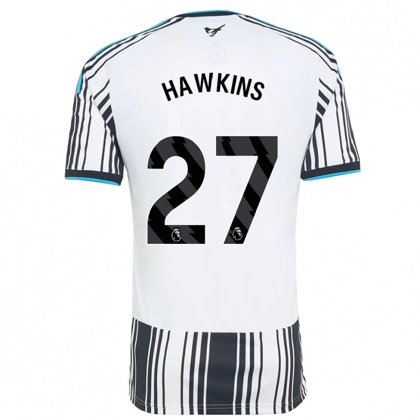 Danxen Criança Camisola Hannah Hawkins #27 Skyblue Preto Branco Principal 2026/27 Camisa