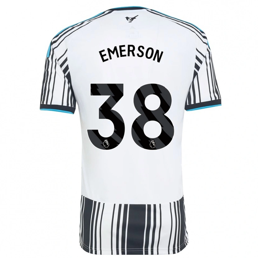 Danxen Criança Camisola Johnny Emerson #38 Skyblue Preto Branco Principal 2026/27 Camisa