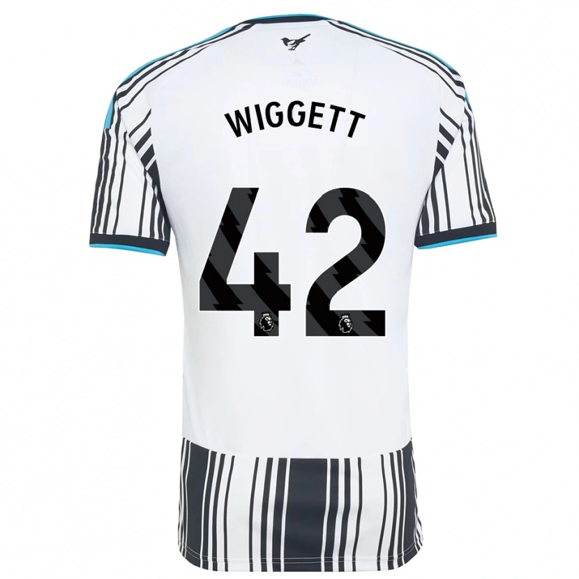 Danxen Criança Camisola Charlie Wiggett #42 Skyblue Preto Branco Principal 2026/27 Camisa