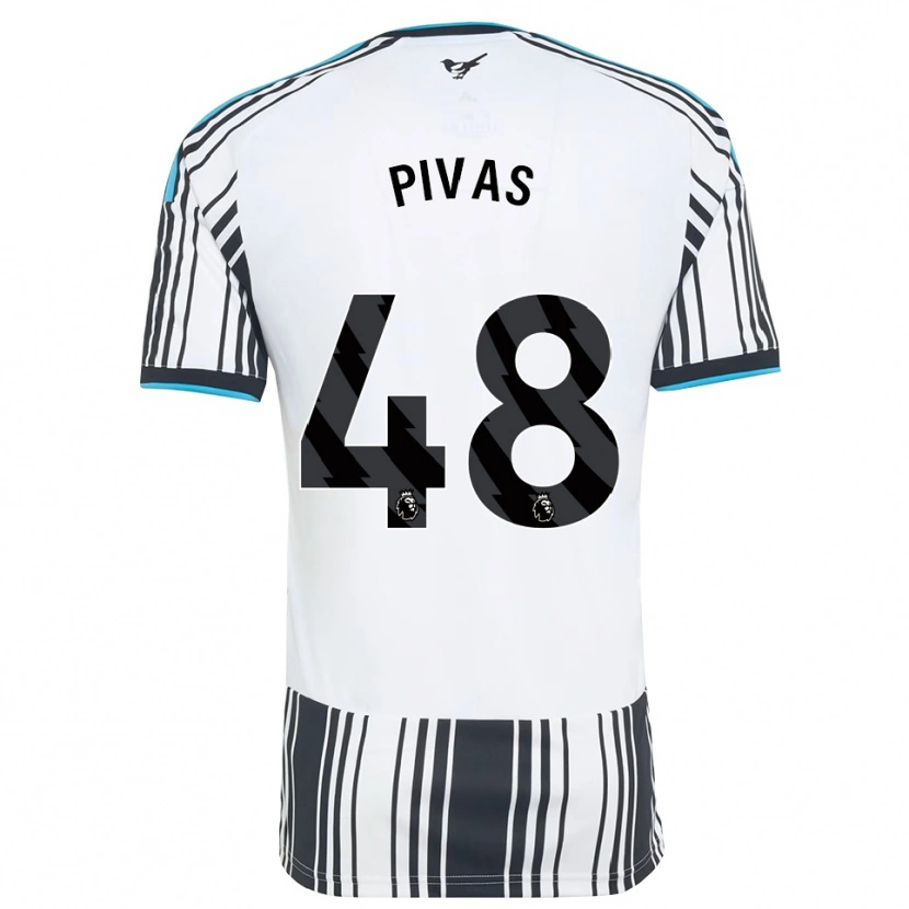 Danxen Criança Camisola Miodrag Pivaš #48 Skyblue Preto Branco Principal 2026/27 Camisa