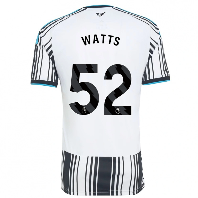 Danxen Criança Camisola Logan Watts #52 Skyblue Preto Branco Principal 2026/27 Camisa