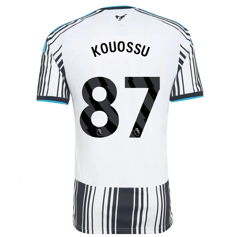 Danxen Criança Camisola Jayden Kouossu #87 Skyblue Preto Branco Principal 2026/27 Camisa