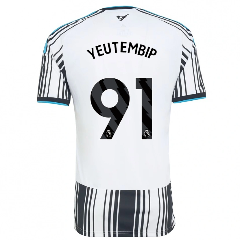 Danxen Criança Camisola Les Yeutembip #91 Skyblue Preto Branco Principal 2026/27 Camisa
