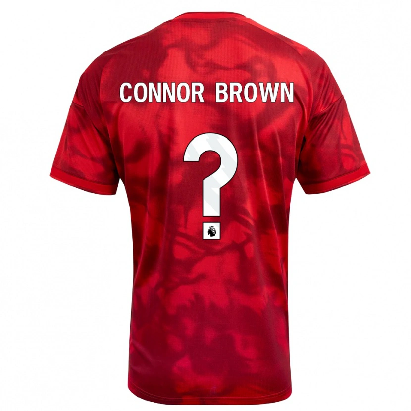 Danxen Criança Camisola Connor Brown #0 Crimson Branco Principal 2026/27 Camisa