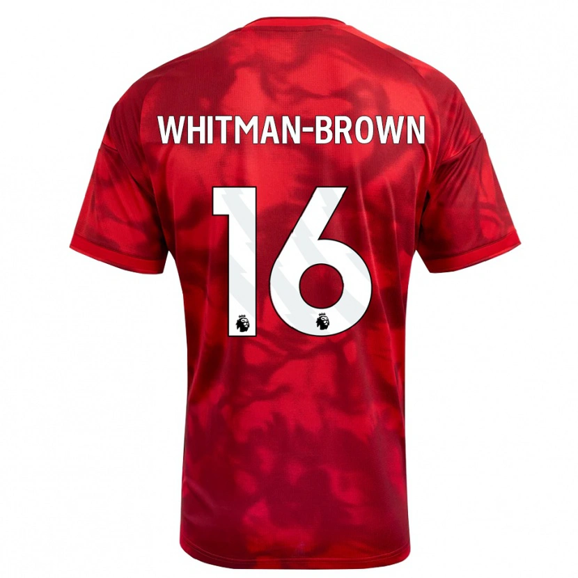 Danxen Criança Camisola Chae Whitman-Brown #16 Crimson Branco Principal 2026/27 Camisa